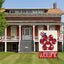 Bandera jardín 4 de Julio 12x18pulg arpillera doble cara