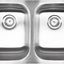 Fregadero colador acero inox 32x18pulg