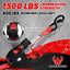 Correas trinquete retráctiles 1" x12ft 4 pzas 1500lbs