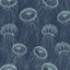 Papel pintado extraíble Atolla color azul