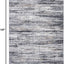 Alfombra moderna abstracta 8x10ft gris claro/oscuro