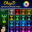 Lámpara Nocturna 3D Phoenix con Control Remoto 16 Colores