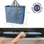 Organiz. plegable ropa sucia 64L 2 Pzas Denim