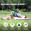 Manta campamento acolchada impermeable con bolsa