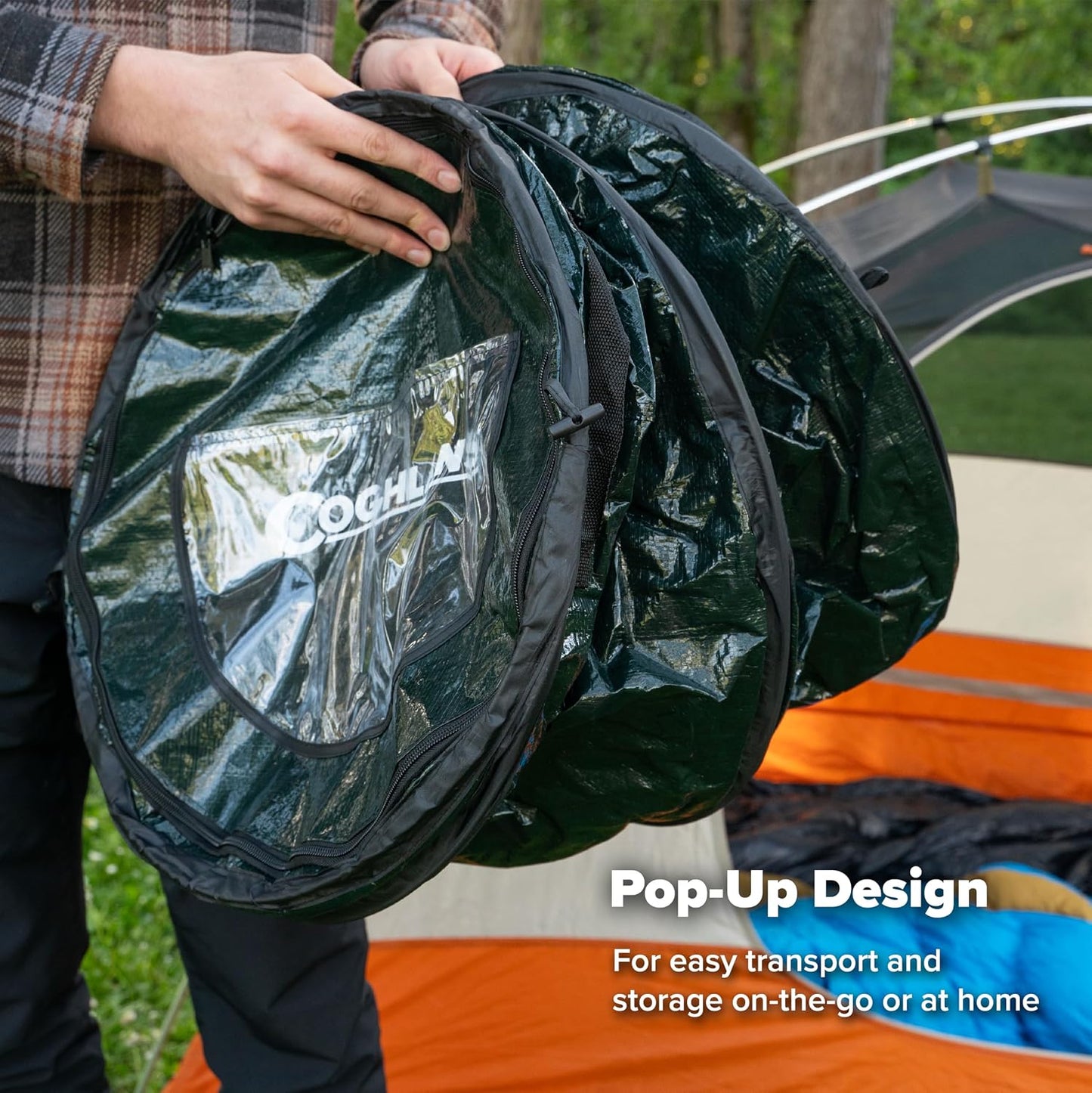 Cubo basura desplegable 29.5gal camping caravana