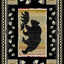 Alfombra rústica cabaña 26x39pulg
