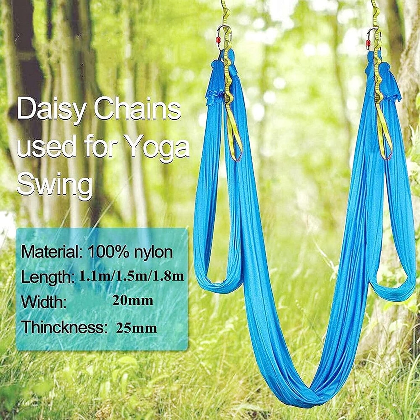 2 Correas Escalada 22 KN Nylon Ajustable 110/150pulg