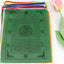 Banderas oración 10x11" 25 pzas diseño tradicional Nepal