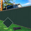 Malla privacidad valla 3x10ft tela resistente verde oscuro