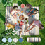 Manta picnic 80x80" impermeable plegable para 6-8 adultos