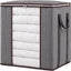 Bolsas almacenamiento edredón King 120L gris
