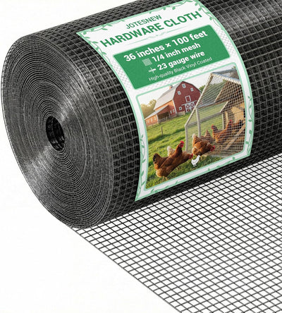 Paño hardware malla alambre 36pulg x100pies negro