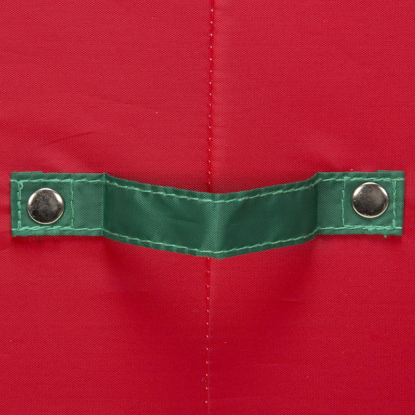 Baúl porcelana con tapa asas contenedor platos lona roja
