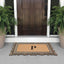 Felpudo goma natural fibra coco 24x36" antiderrap puerta