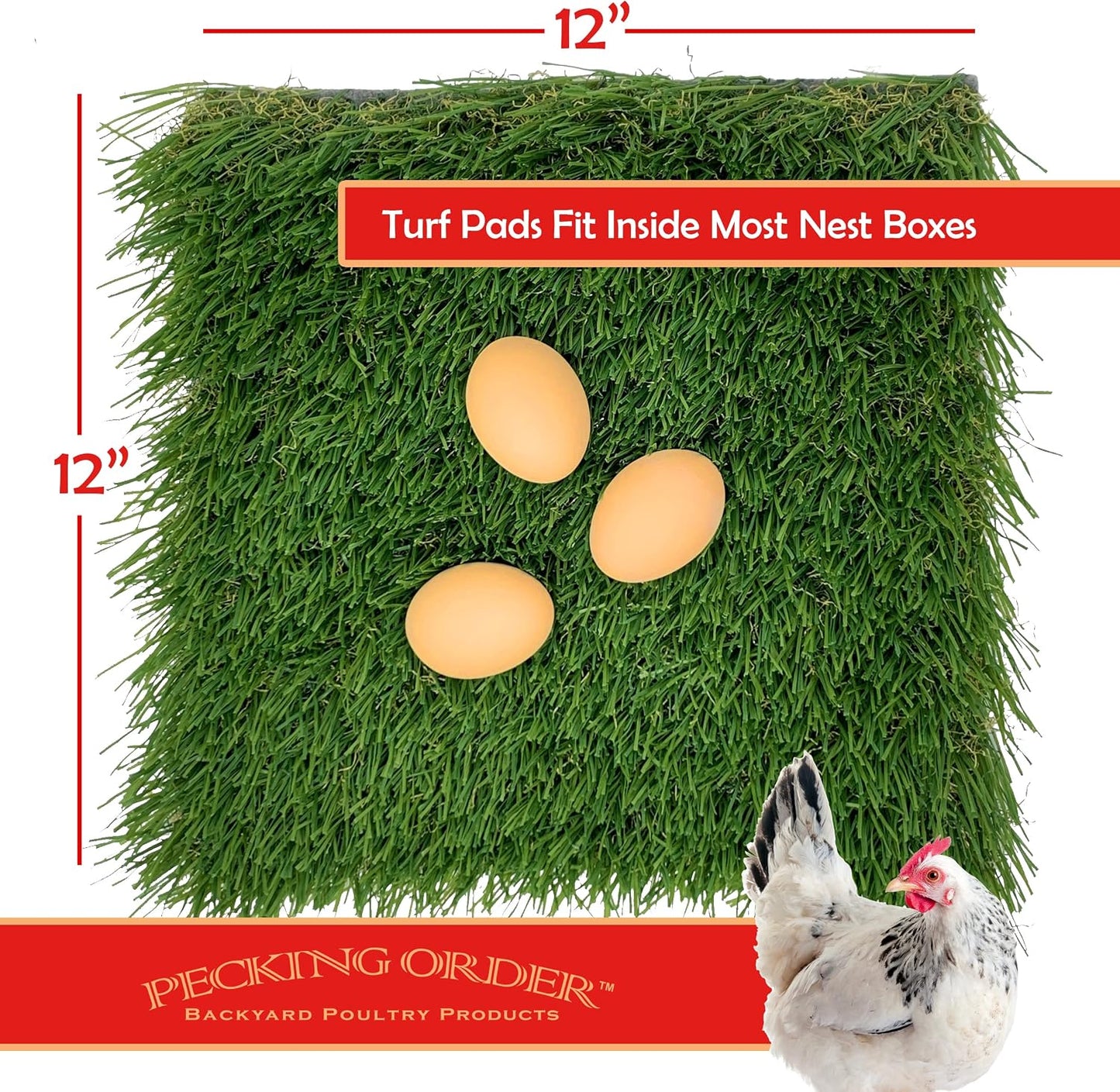 Pack 3 Nest Box Turf Verde para Jardín y Mascotas