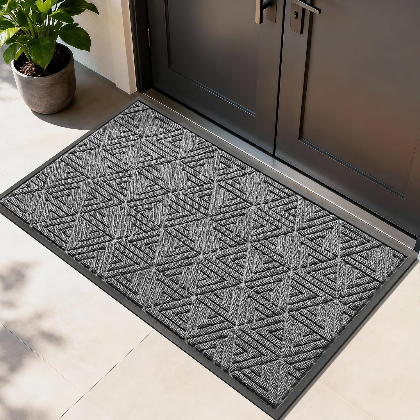 Alfombra puerta 60x36 impermeable antiderrap exterior