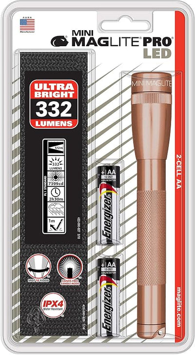 Led mini 2AA Pro rosa