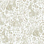 Papel tapiz autoadhesivo flores vintage beige 17.5x591"