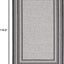 Alfombra patio 6'7x9'6 gris claro/negro impermeable