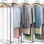 Bolsa transparente para ropa colgante 10" con fuelle