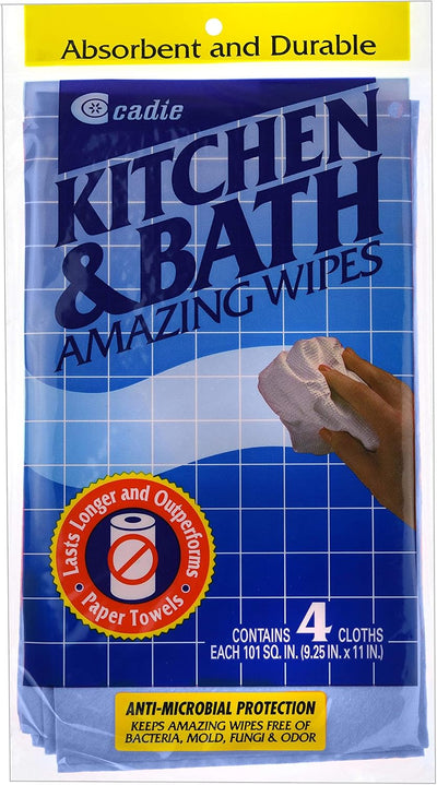 Toallitas reutilizables para cocina y baño pack 10-40