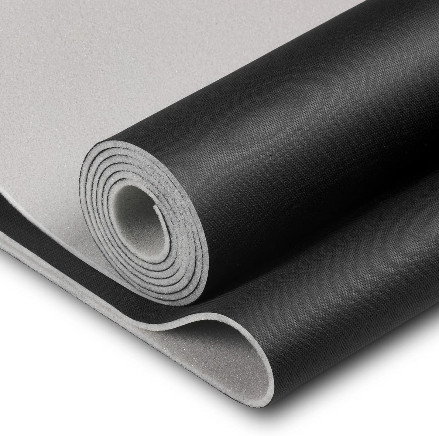 Tela techo auto 97x60pulg espuma respaldo malla negra