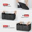 Organiz. maletero auto 2 compartimentos plegables 600D