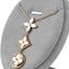 Soporte joyas microfibra gris claro para regalos