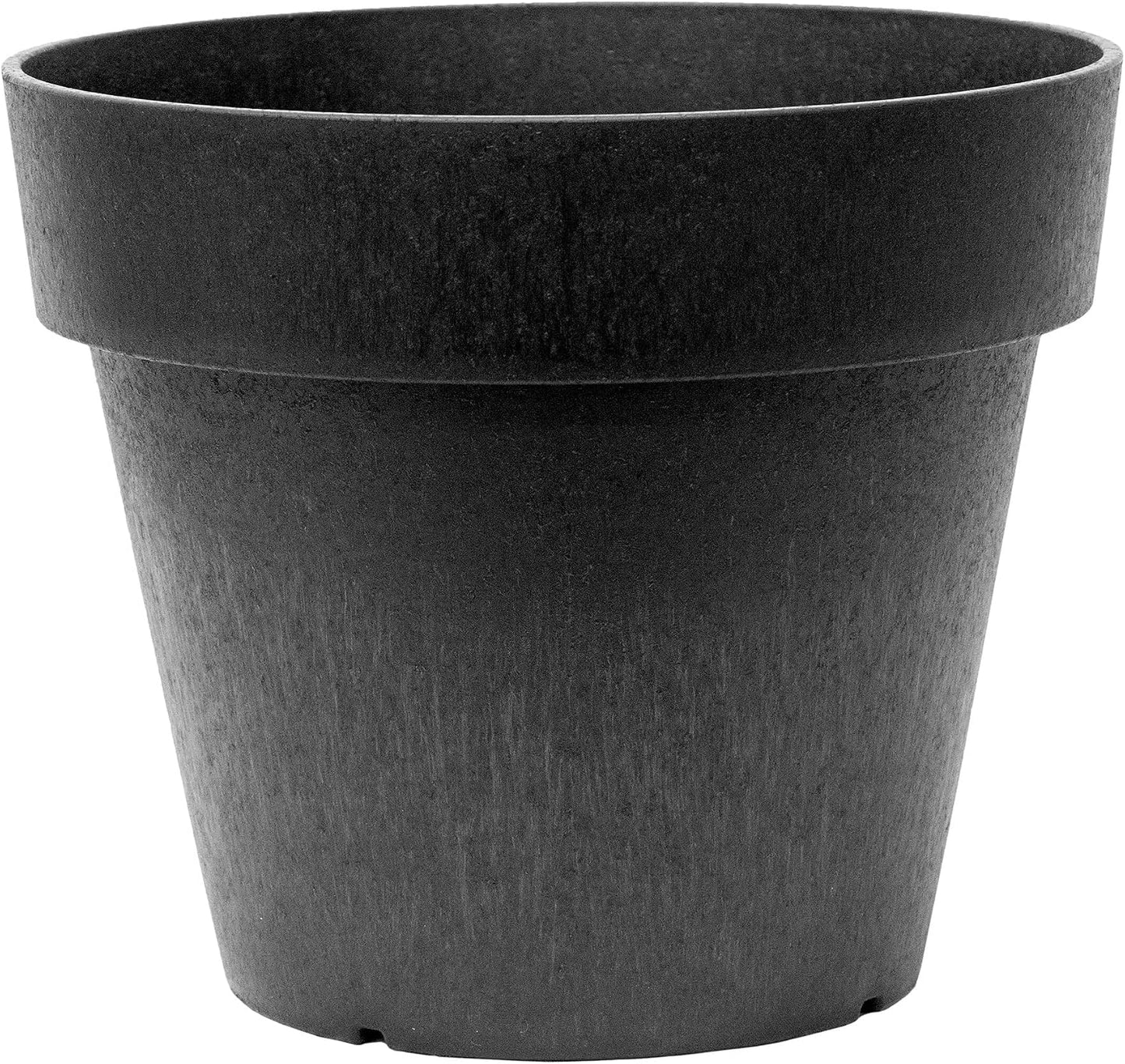 Maceta riego automático 18x16pulg color negro interiores exteriores