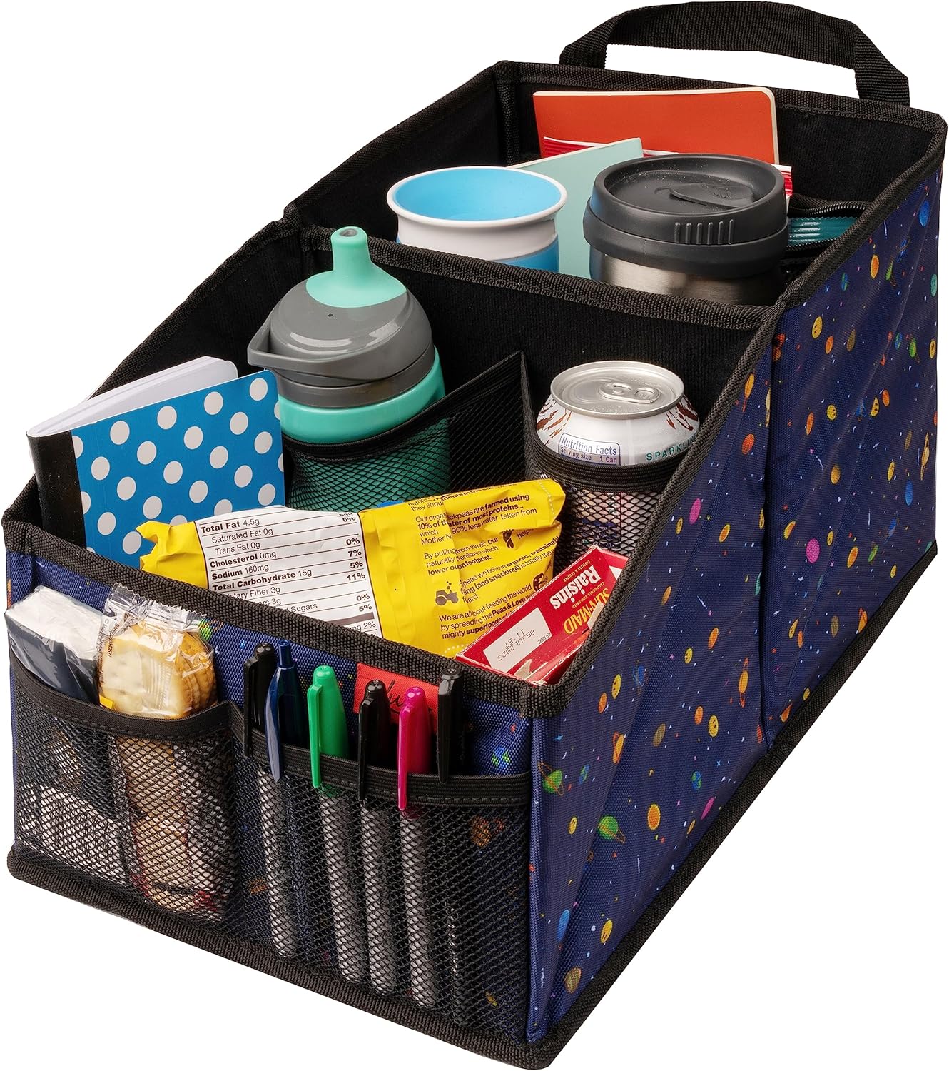 Organiz. asiento auto 9 compartimentos para adultos y niños
