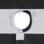 Mesa con cremallera cabana stripe 60x84pulg color negro