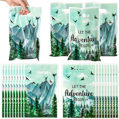 50 Bolsas Regalo Aventura Let the Adventure Begin Plástico