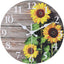 Reloj pared redondo girasol 14pulg silencioso sin tictac