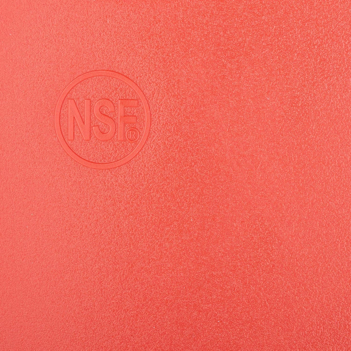 Tabla cortar plástico NSF 18x12pulg Rojo
