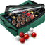 Caja almacenamiento 48 compartimentos con cremallera verde
