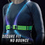 Chaleco correr multicolor con luz reflectante recargable