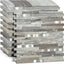 10 Pzas Azulejos Mosaico PVC para Salpicaduras