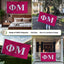 Bandera Phi Mu letra griega 3x5ft letrero decorativo PM
