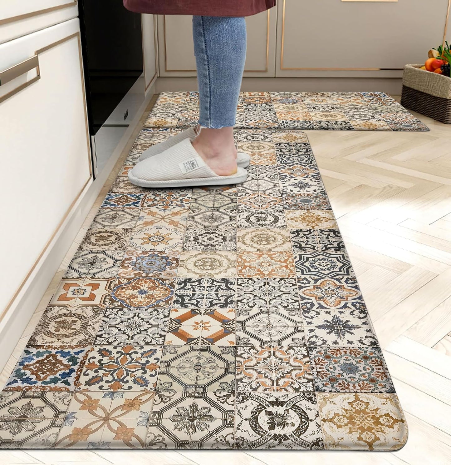 Set 2 Pzas Alfombras Cocina Espuma Antideslizantes
