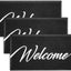 Set 3 Alfombras Puerta 30x17.5" Antiderrapante Absorbente