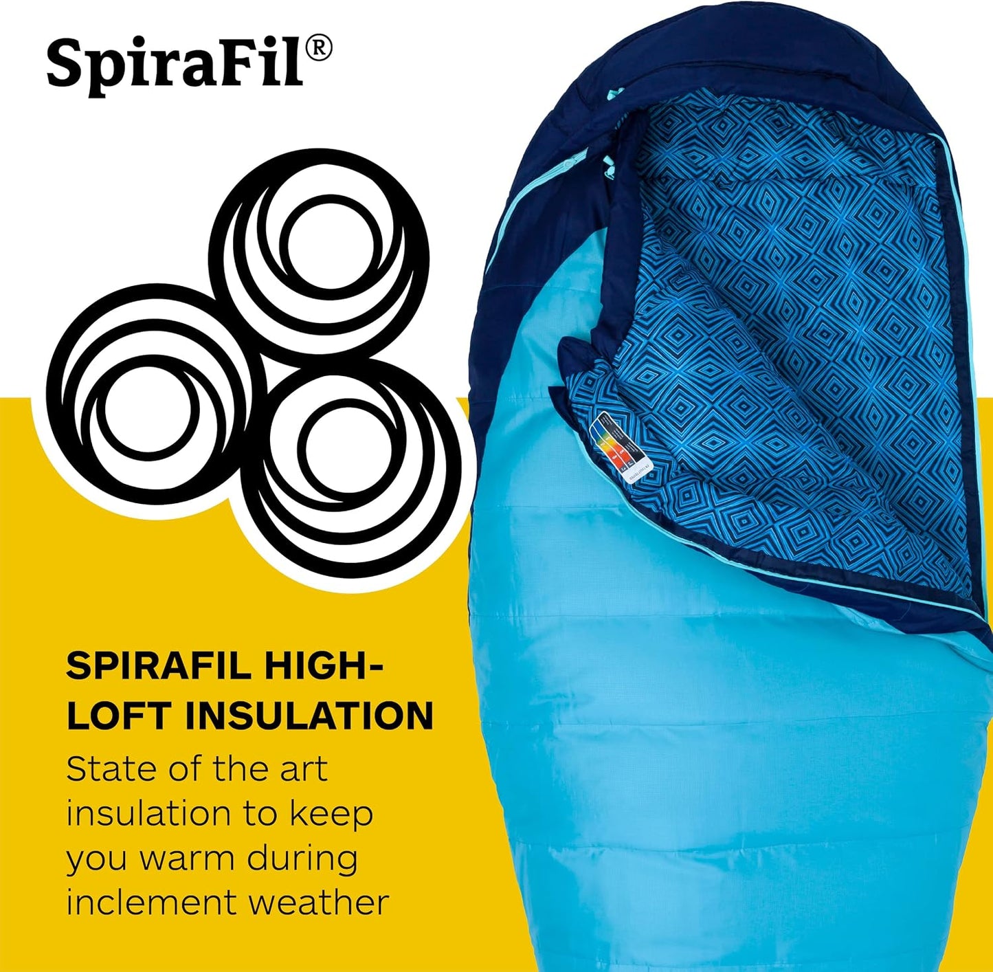 Saco dormir Trestles 15° mujer aislado resistente agua