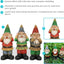 3 Gnomos Jardín Sabios Estatuas Césped