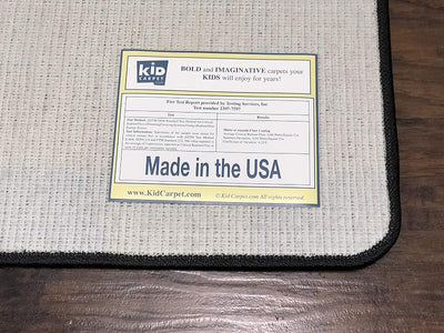 Bloques asiento aula alfombra azul 30 cuadrados 10x12ft