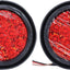 Luces traseras LED redondas 4" 12/24V para remolque