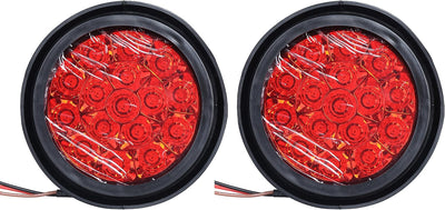 Luces traseras LED redondas 4" 12/24V para remolque
