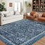 Alfombra sala 9x12ft bohemia pelo bajo antiderrap