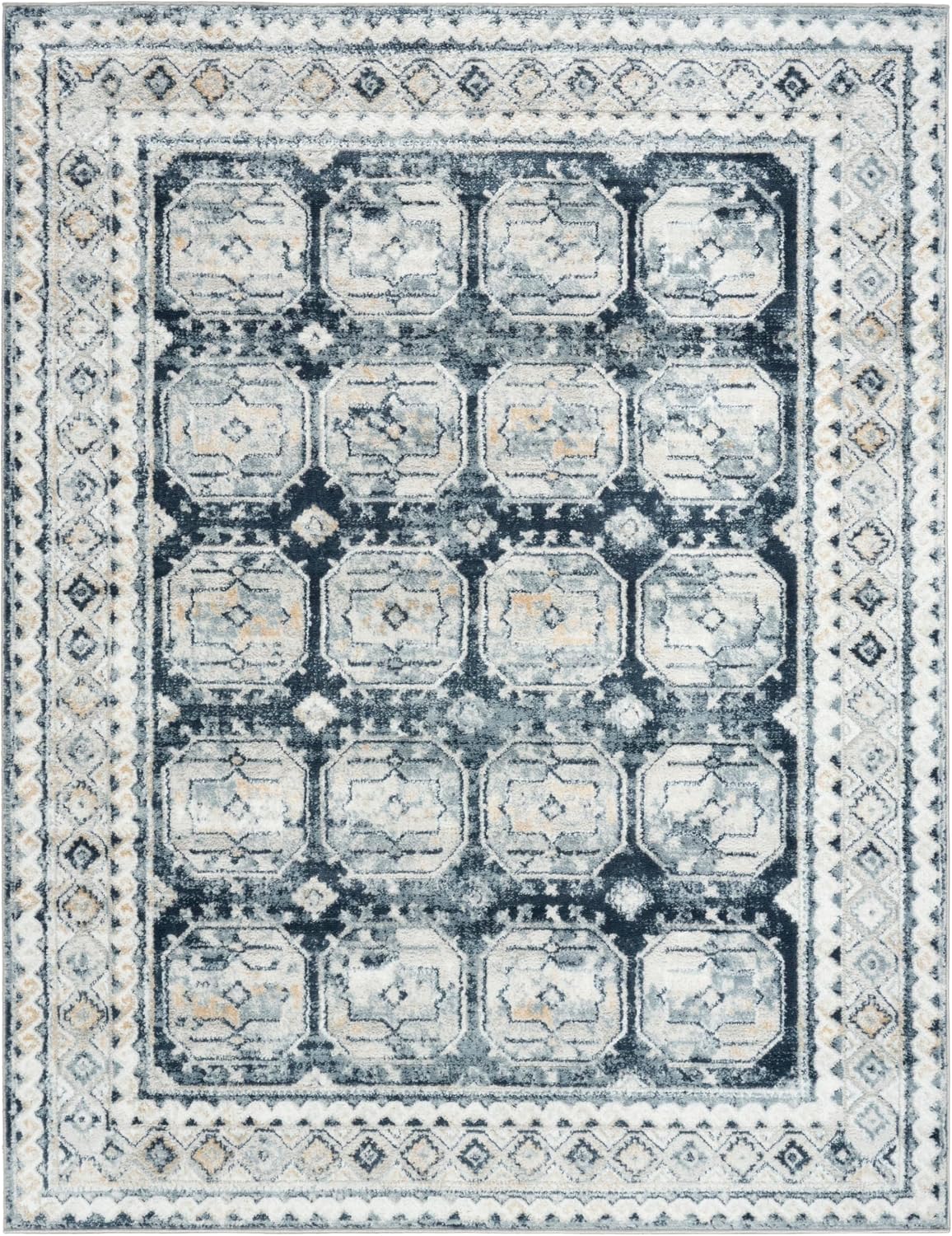 Alfombra 5x7pies dormitorio sala comedor fácil limpiar