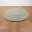 Alfombra trenzada reversible 2x3ft color verde mixto