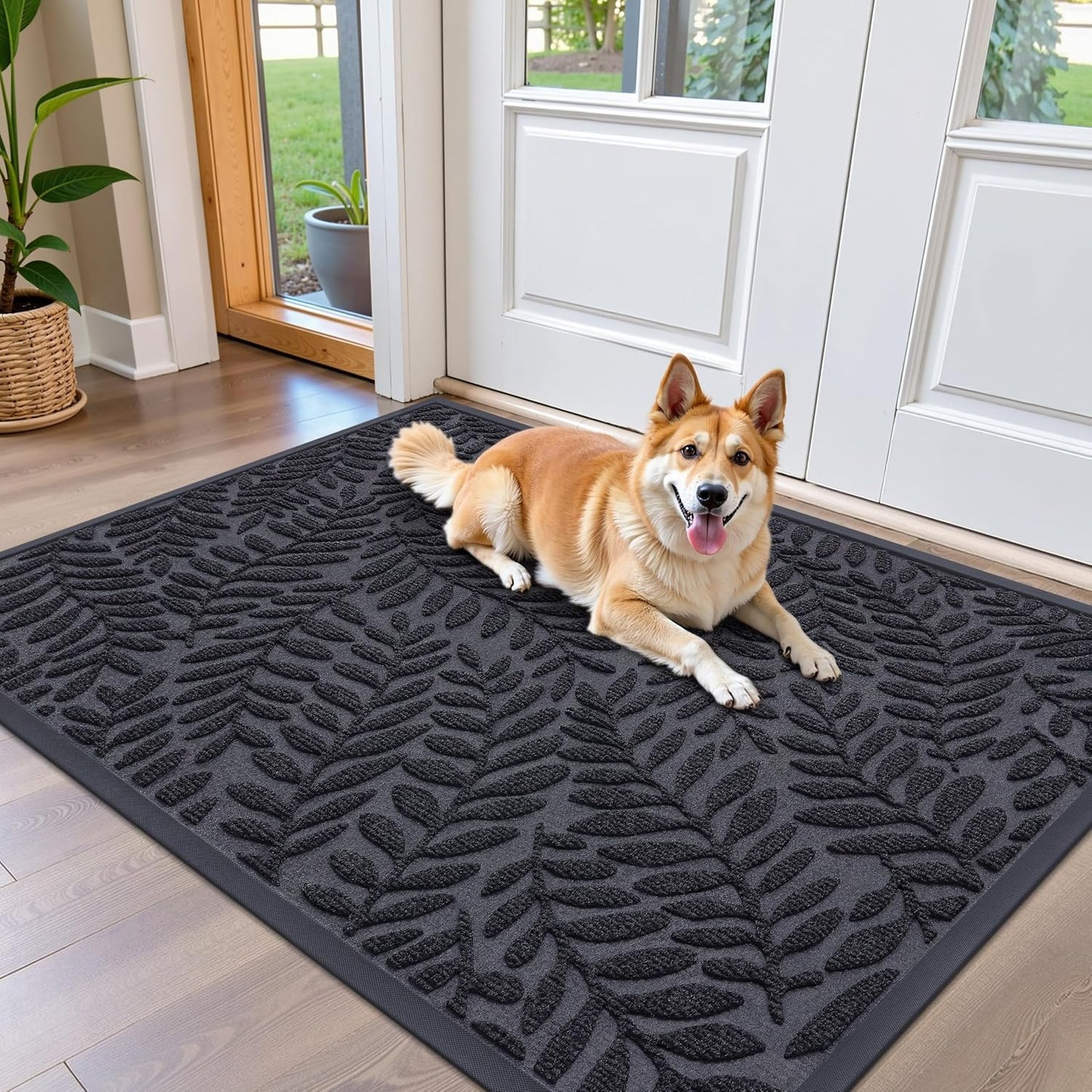 Tapete puerta 47x32" impermeable goma natural