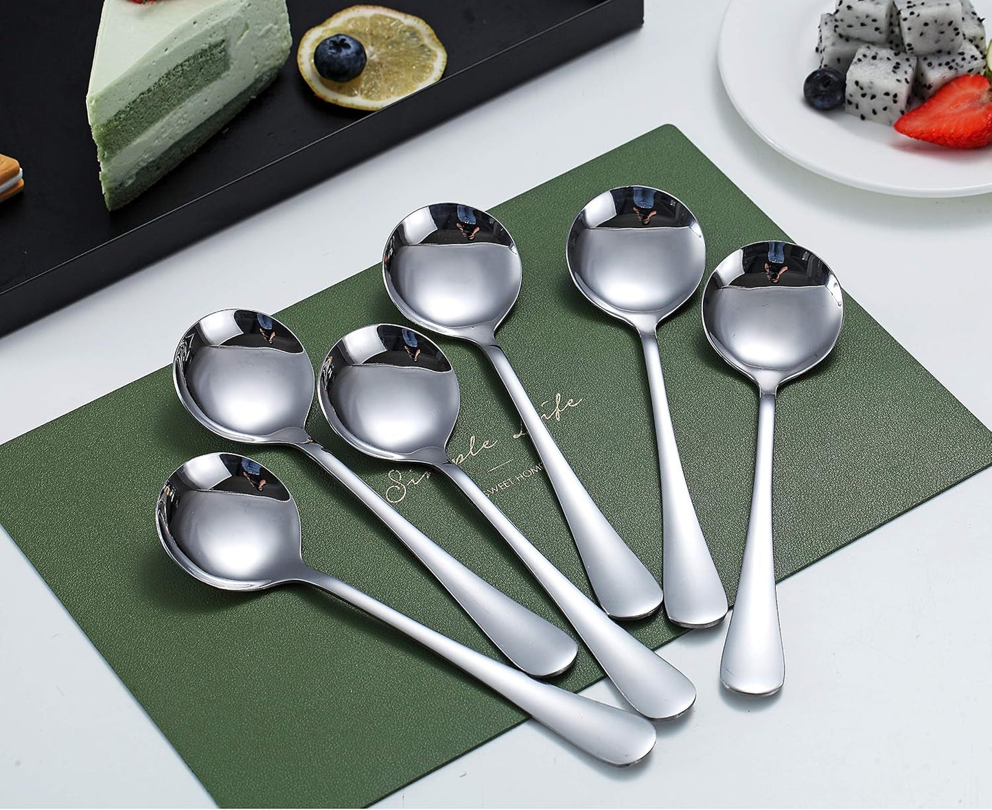 Set 12 Pzas Cucharas Acero Inox Mesa y Cena